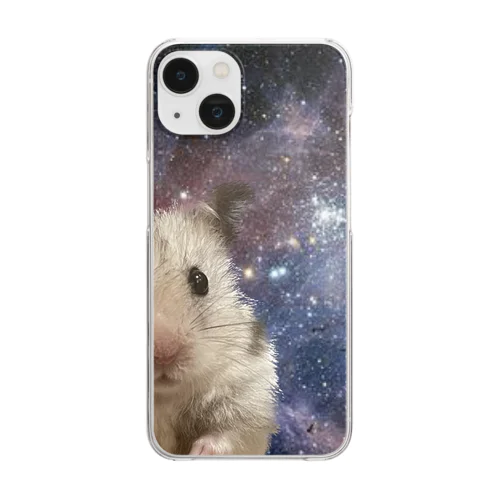 宇宙ハムだいふくまる Clear Smartphone Case