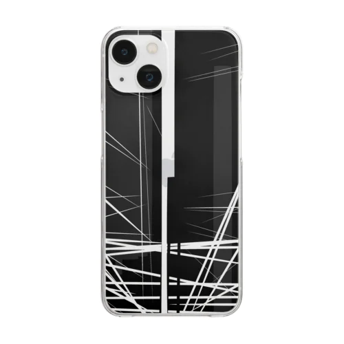 96005黒シリーズblack Clear Smartphone Case