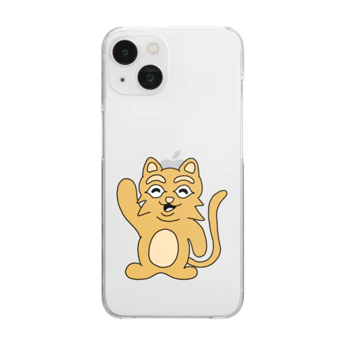 素直な猫のスナネコ Clear Smartphone Case