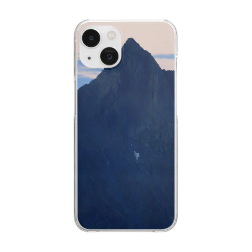 槍ヶ岳遠景 Clear Smartphone Case