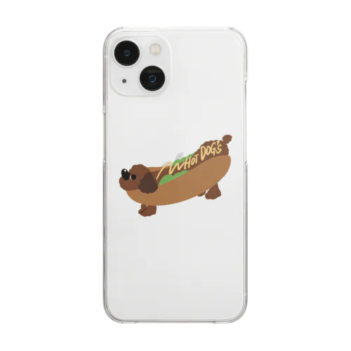 HOT DOG’s Toupie（トゥーピー） Clear Smartphone Case