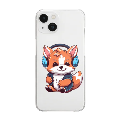 可愛いレッサーパンダ Clear Smartphone Case