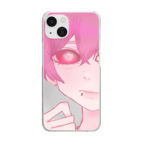 生きてる Clear Smartphone Case