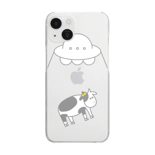 Cattle mutilation Clear Smartphone Case