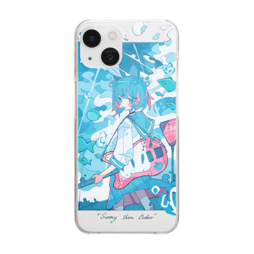 晴れのちサイダー Clear Smartphone Case