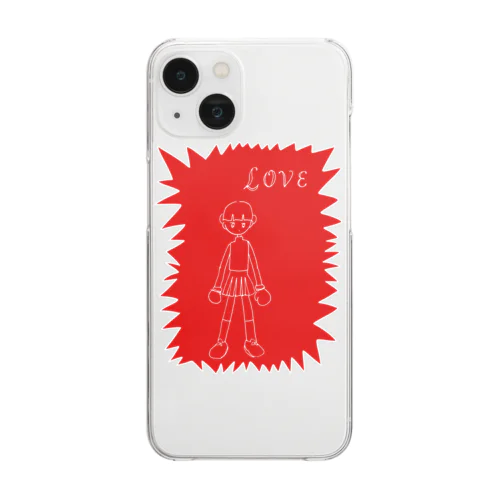 love fight Clear Smartphone Case