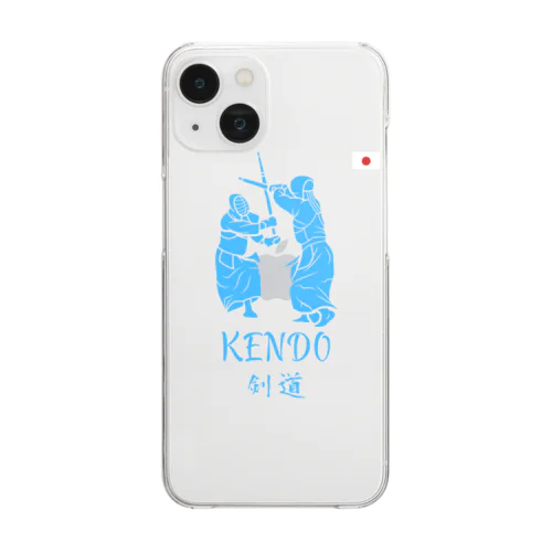 剣道くん2 Clear Smartphone Case