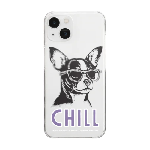 チルイ犬くん Clear Smartphone Case