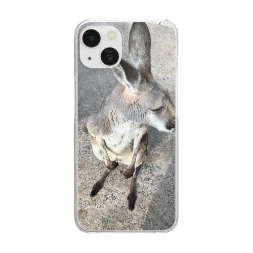 カンガルーグッズ Clear Smartphone Case