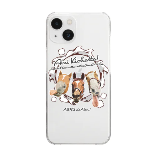 会いに来ちゃった！ by AERU Clear Smartphone Case