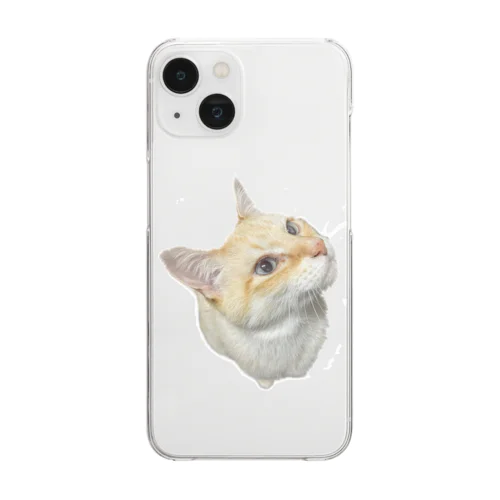 にゃんきち1 Clear Smartphone Case