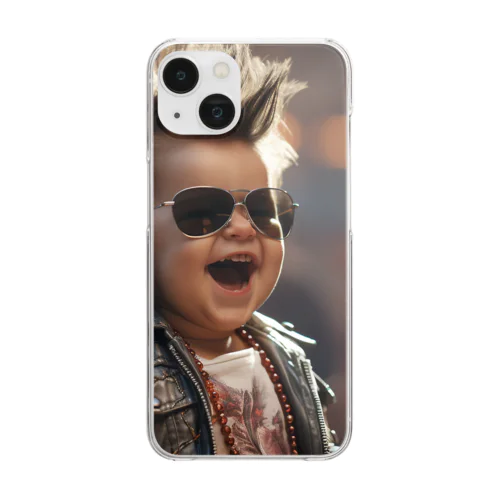 rock baby Clear Smartphone Case