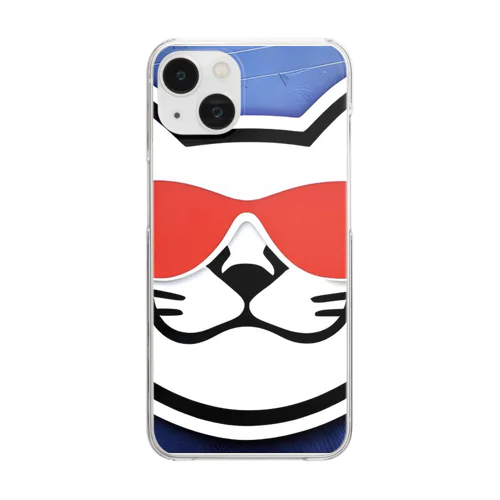 イケイケCat Clear Smartphone Case