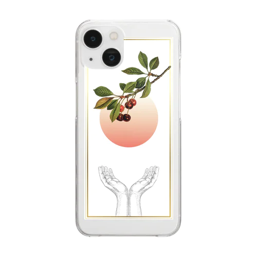 桜の園(Cherry) Clear Smartphone Case