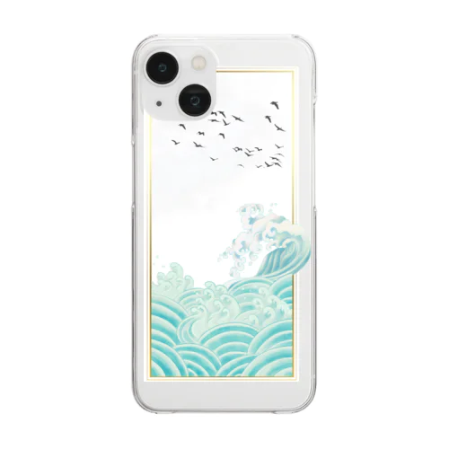 桜の園(River) Clear Smartphone Case