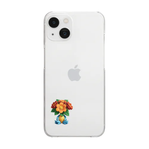 Flower man Clear Smartphone Case