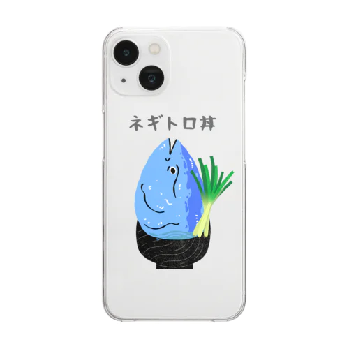 リアルネギトロくん Clear Smartphone Case