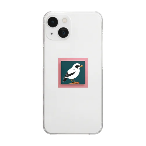 エレガントな鳥 Clear Smartphone Case