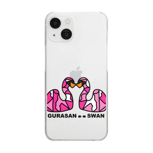 GURASAN・SWAN クリアスマホケース