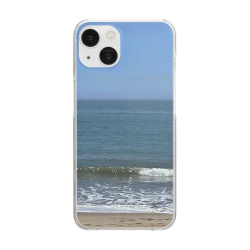 夏の日ー海バージョン Clear Smartphone Case