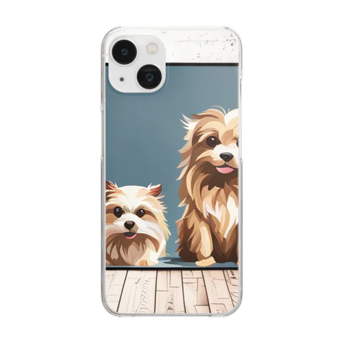 犬 Clear Smartphone Case