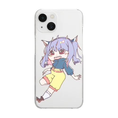 うしちゃん Clear Smartphone Case