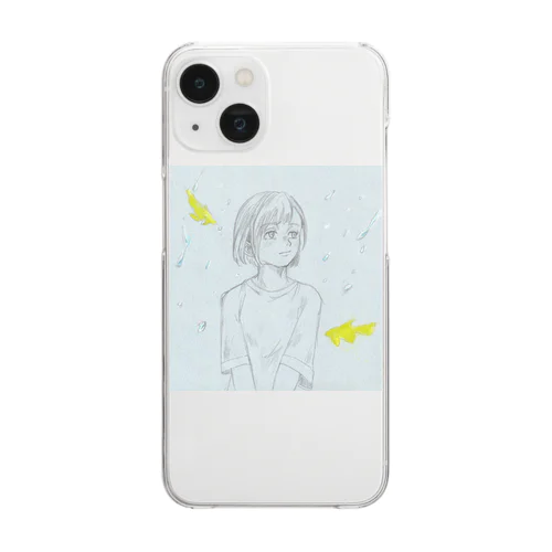 雨の日の空想 Clear Smartphone Case