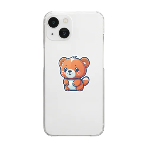 アニマルフレンズ Clear Smartphone Case