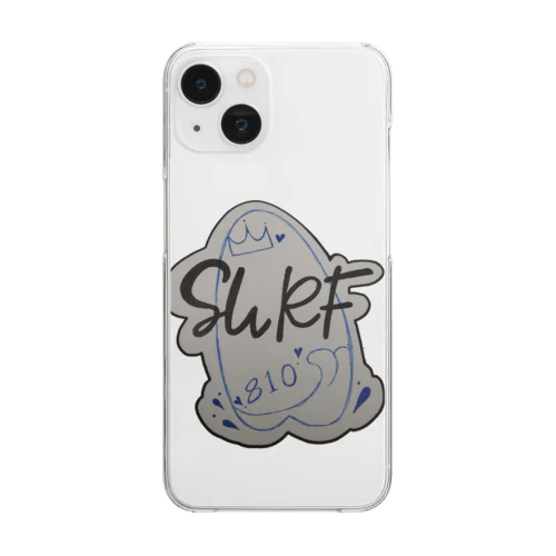 サーフボード王冠 SURF810 Clear Smartphone Case