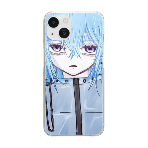 イラストちゃん Clear Smartphone Case