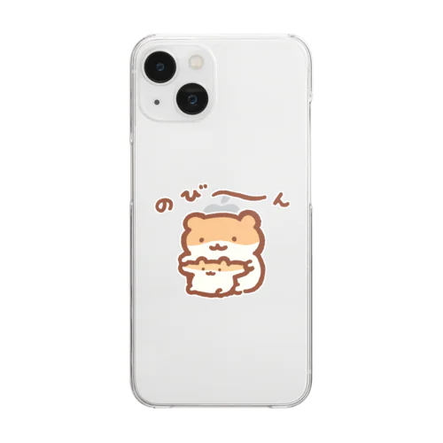 おもちはむ Clear Smartphone Case