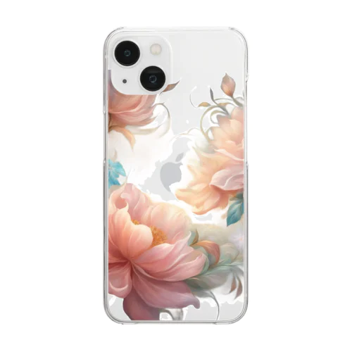 fantasy Flower Clear Smartphone Case