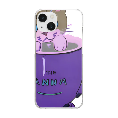 いつも貴方のそばに居てくれる仔猫ちゃん Clear Smartphone Case