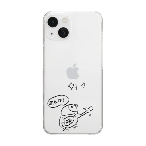 ぺんかわ『あれは！』 Clear Smartphone Case