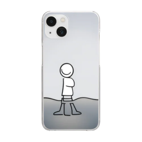 棒人間君iPhoneケース3 Clear Smartphone Case