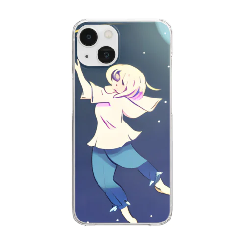 流れ星 Clear Smartphone Case