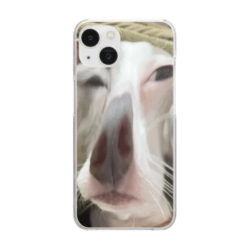 キマッてる犬 Clear Smartphone Case