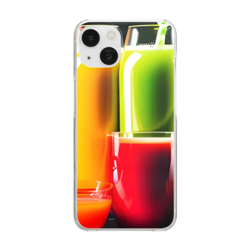 fruits_pop Clear Smartphone Case