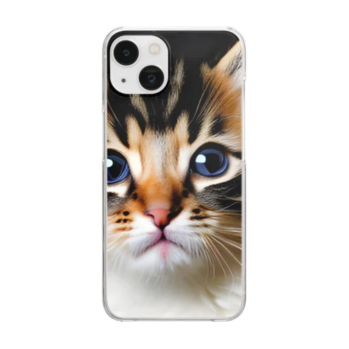 ねこ ぐっず 1 Clear Smartphone Case