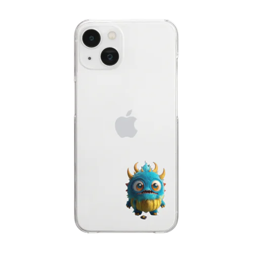 cute monster c Clear Smartphone Case