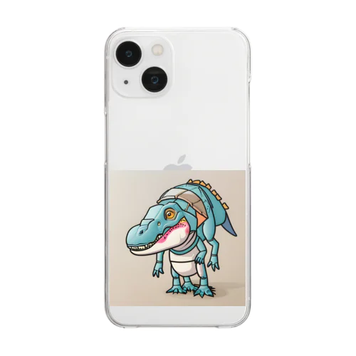 T-Rexアリゲーター Clear Smartphone Case