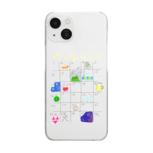 他の人の8月 Clear Smartphone Case