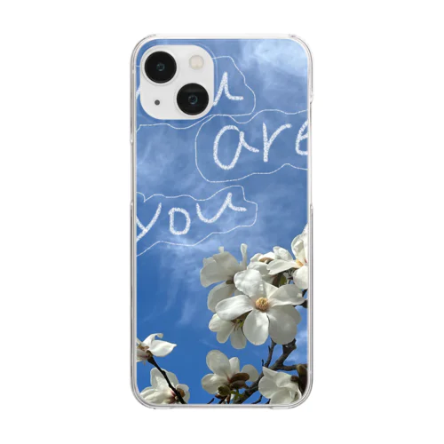 そのままで、you are you Clear Smartphone Case