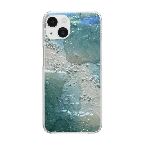 『胡蝶の夢　turquoise』 Clear Smartphone Case