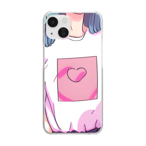 可愛いにこちゃん Clear Smartphone Case