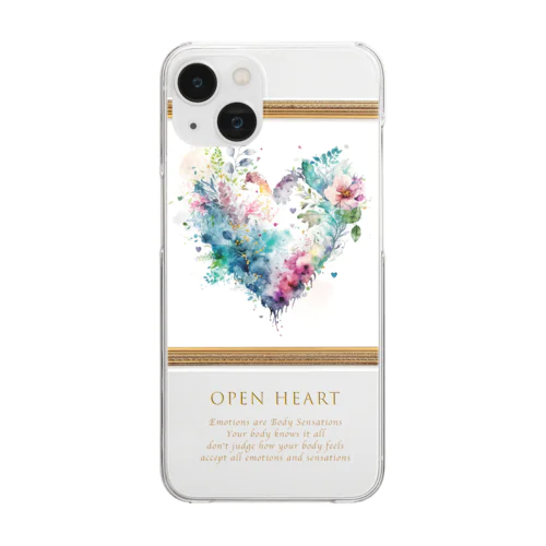 OPEN HEART Clear Smartphone Case