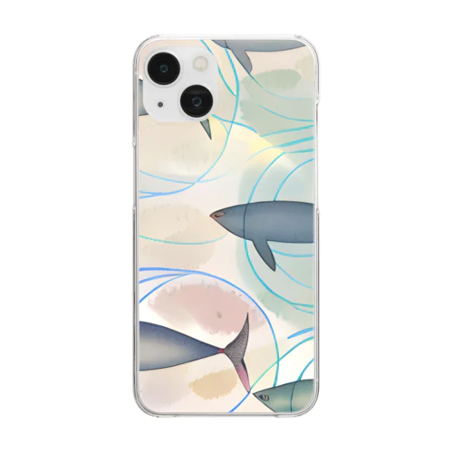 群れで泳ぐ魚 Clear Smartphone Case