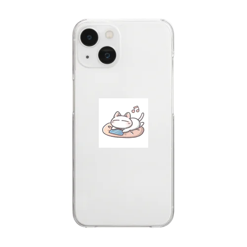 夢見る子猫 Clear Smartphone Case