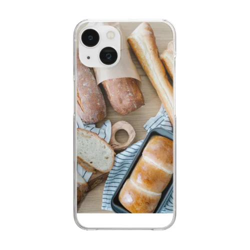 自然のパン Clear Smartphone Case