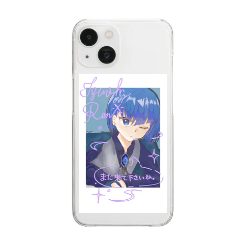 アイドルチェキ風 簾くん アクリルキーホルダー Clear Smartphone Case